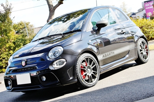 アバルト595 コンペティツィオーネ純正ホイール① 新車外し品】アバルト 595 コンペティツィオーネ 純正 17in 7J +